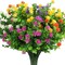 10 Bundles Artificial Flowers, Outdoor Gypsophila Baby's Breath Fake Flowers, UV Resistant Faux Plastic Greenery Shrubs Hanging Plants for Home Wedding Garden Porch Window Box Decoration 13"D x 3"W x 7"H